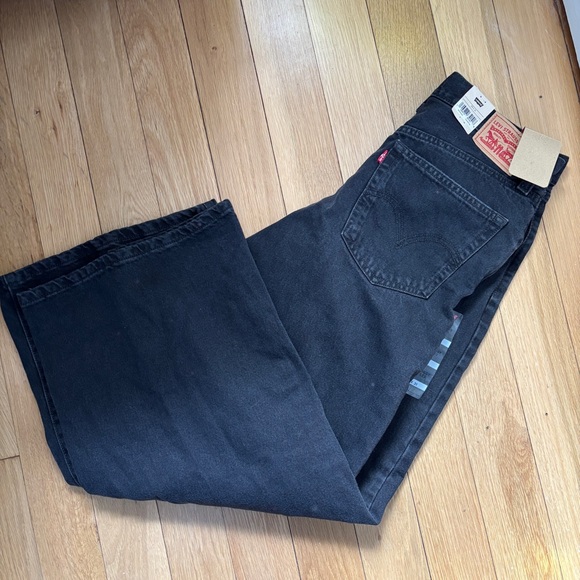 NWT Levi's Black '94 BAGGY WIDE LEG JEANS - Size 29 - Picture 3 of 11